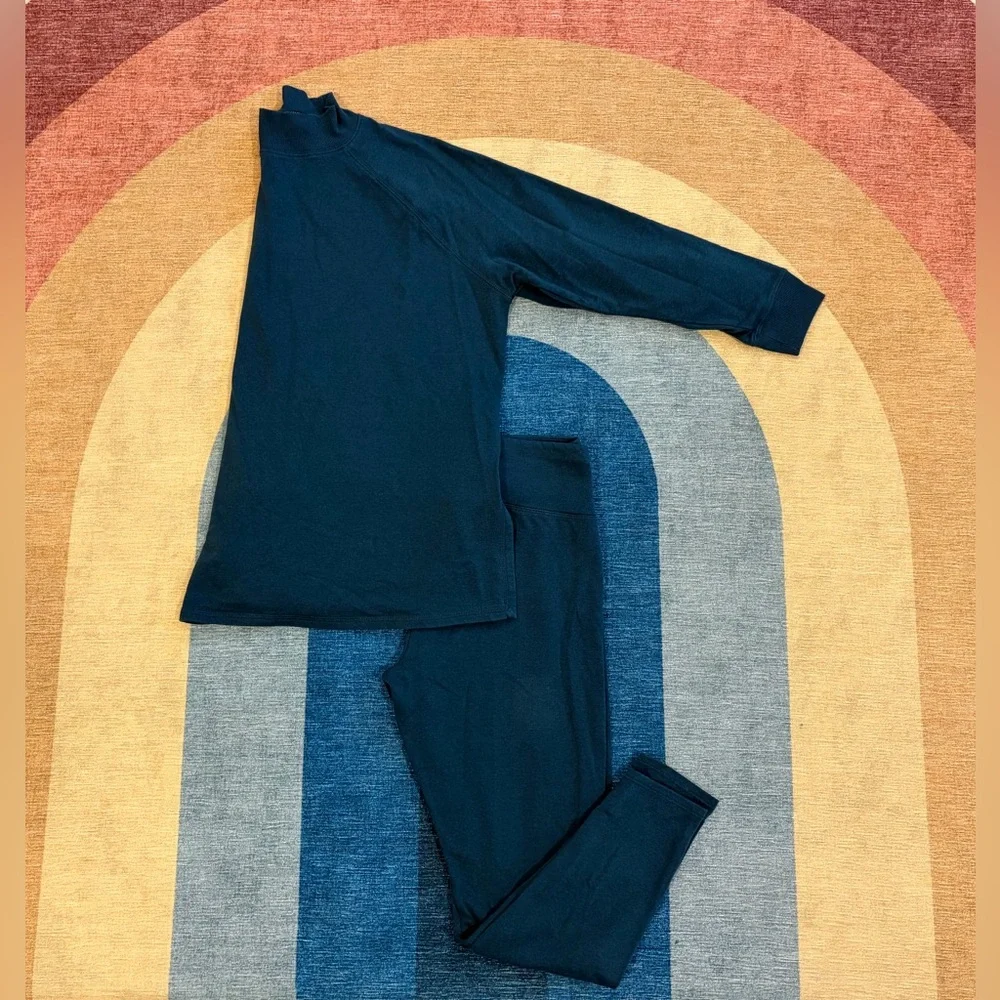 Eileen Fisher Brushed Terry Set - Petite S & M - Picture 2 of 10